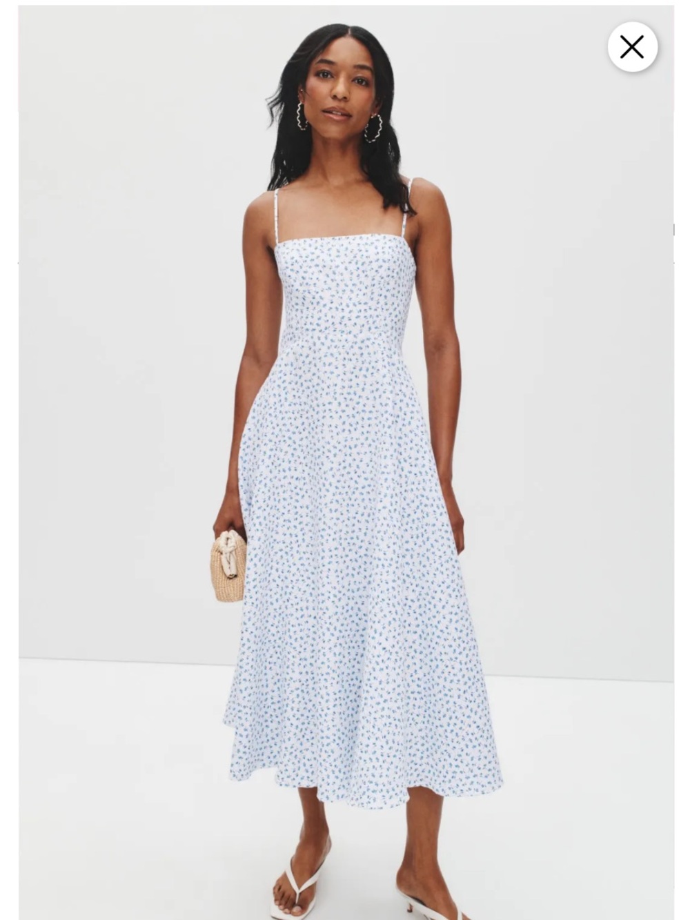 Reformation Monette Linen Dress, Size: 4